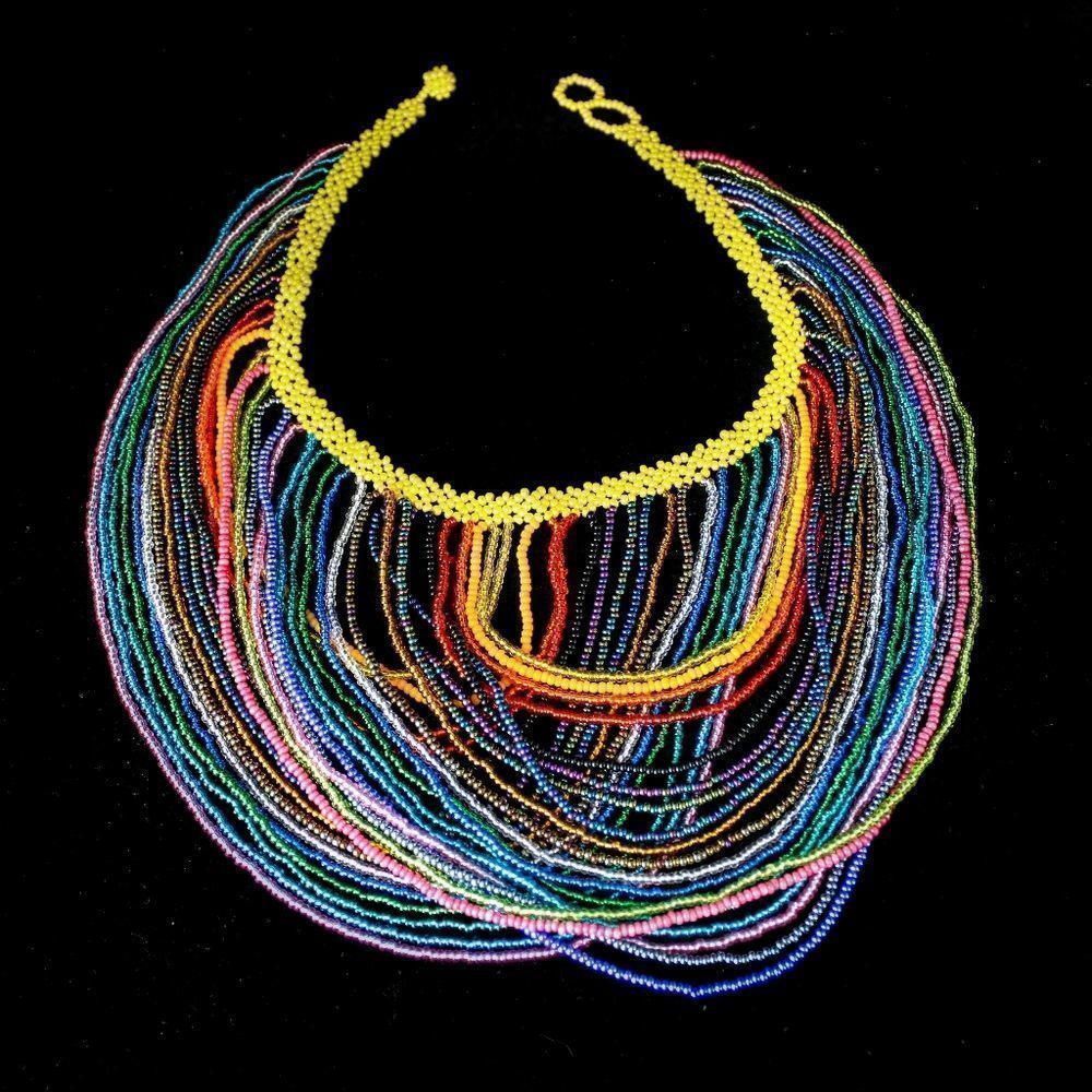 New beaded necklace large okama